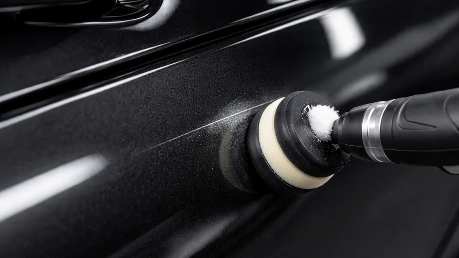 Rimozione graffi - esempio